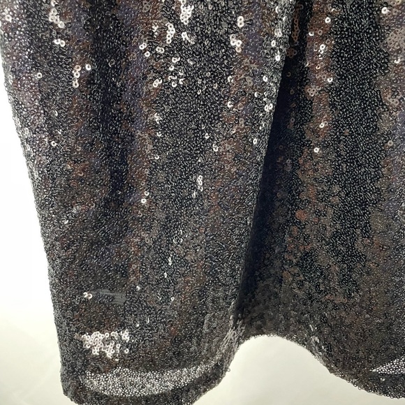 NWT Lulus Champagne Showers Sequin Bodycon Dress in Black Size‎ Small - Picture 8 of 10